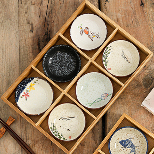 围炉竹木九宫格小吃碟禅意茶点碟干果盘火锅配菜盘分格盘烤肉木盘