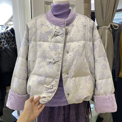 新中式国风羽绒服女2025新款