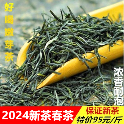 高山绿茶2024新茶绿茶永川秀芽新茶绿茶明前毛尖毛峰绿茶一斤95元