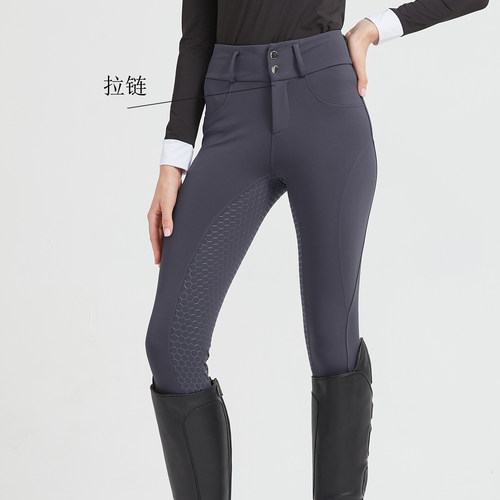 高腰显瘦马术裤男女透气