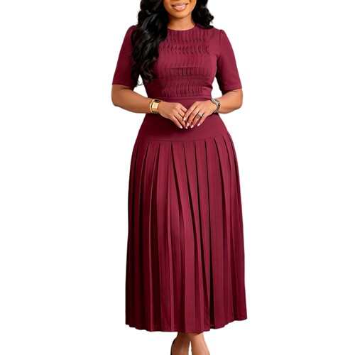 非洲风格女装连衣裙大码 African female dresses OL dress women