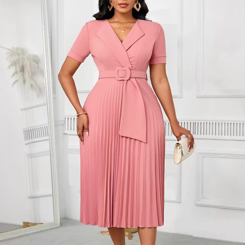 非洲职业女性大码连衣裙 women OL dress plus size work dresses