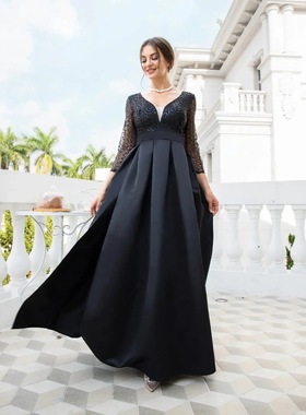 plus size Evening Dress Party Dress Long Gown maxi dress 5xl