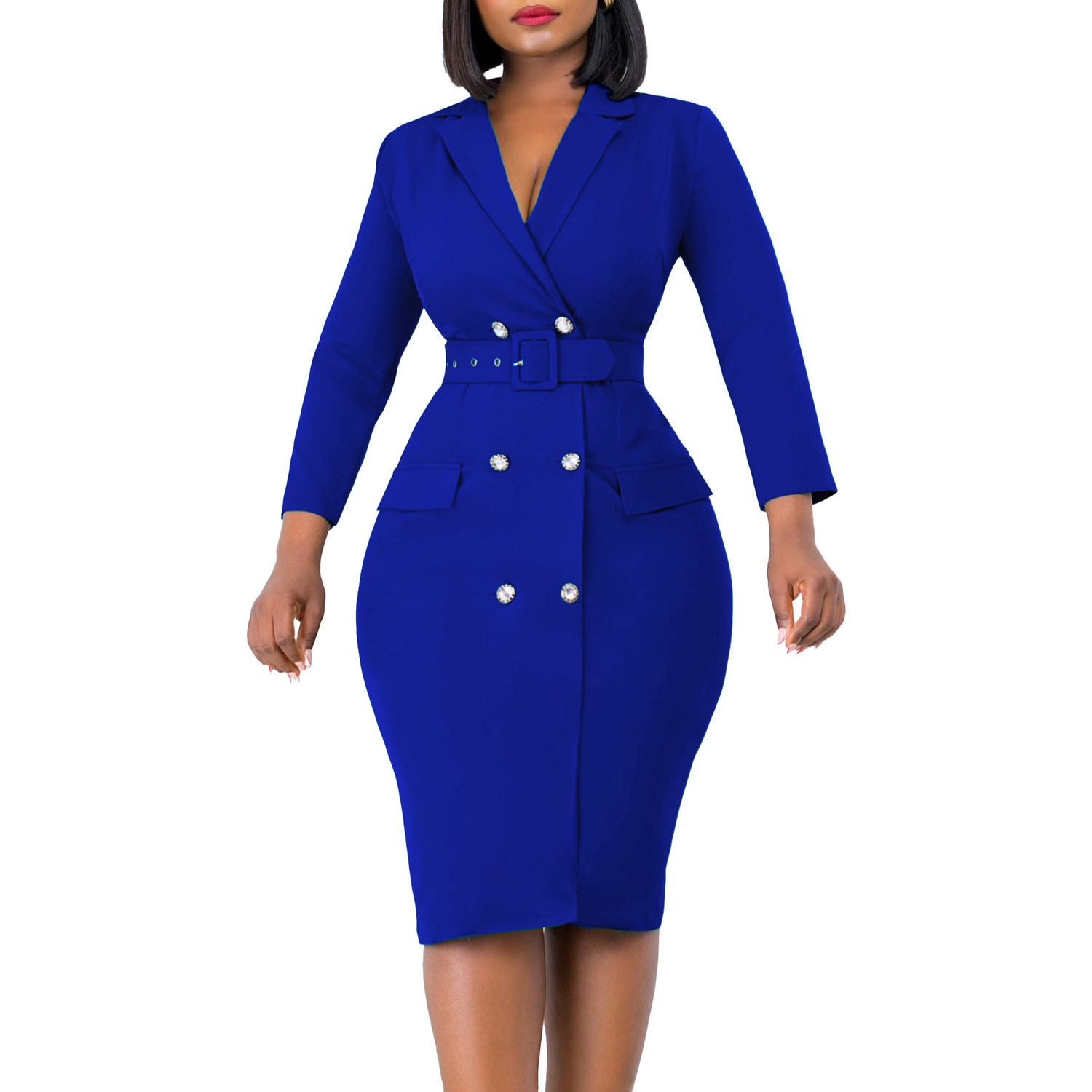 Africa Office Ladies Dress suits 欧美时尚气质OL大码连衣裙子