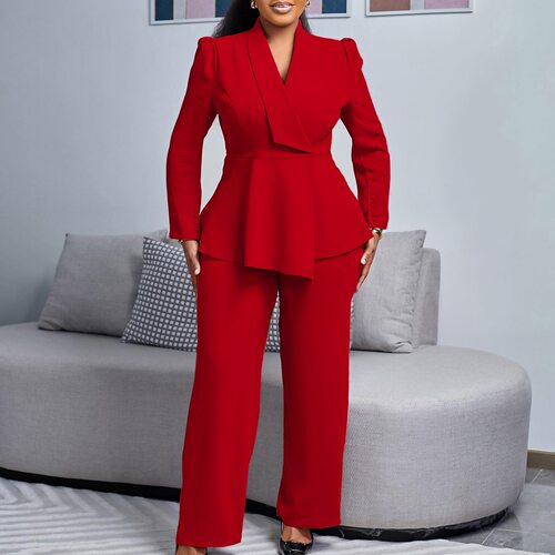 非洲套装女装大码装 outfits for women suits two piece sets OL