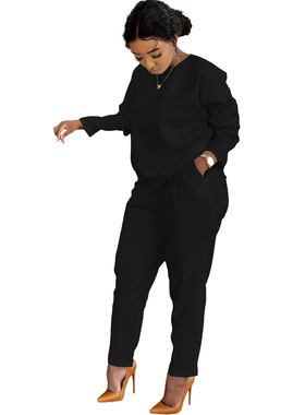 autumn winter women 2Set sport suit ladies fleeces pants套装