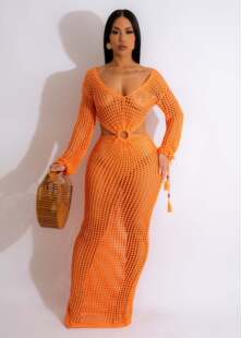 Summer Ladies Cover-Ups Bathing Suit Beach Wear 沙滩裙夏季裙