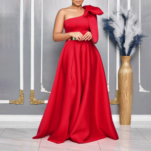 Plus size Evening Dress Party Dress Prom Dress red 大码礼服
