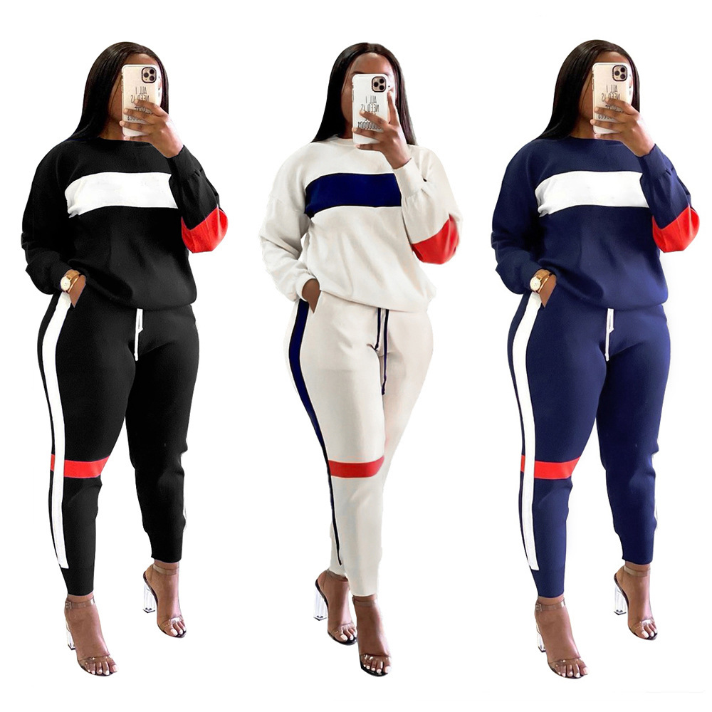 Two Piece Sets Women Tracksuit Velvet Pant Sets Woman suits 女装/女士精品 时尚套装 原图主图