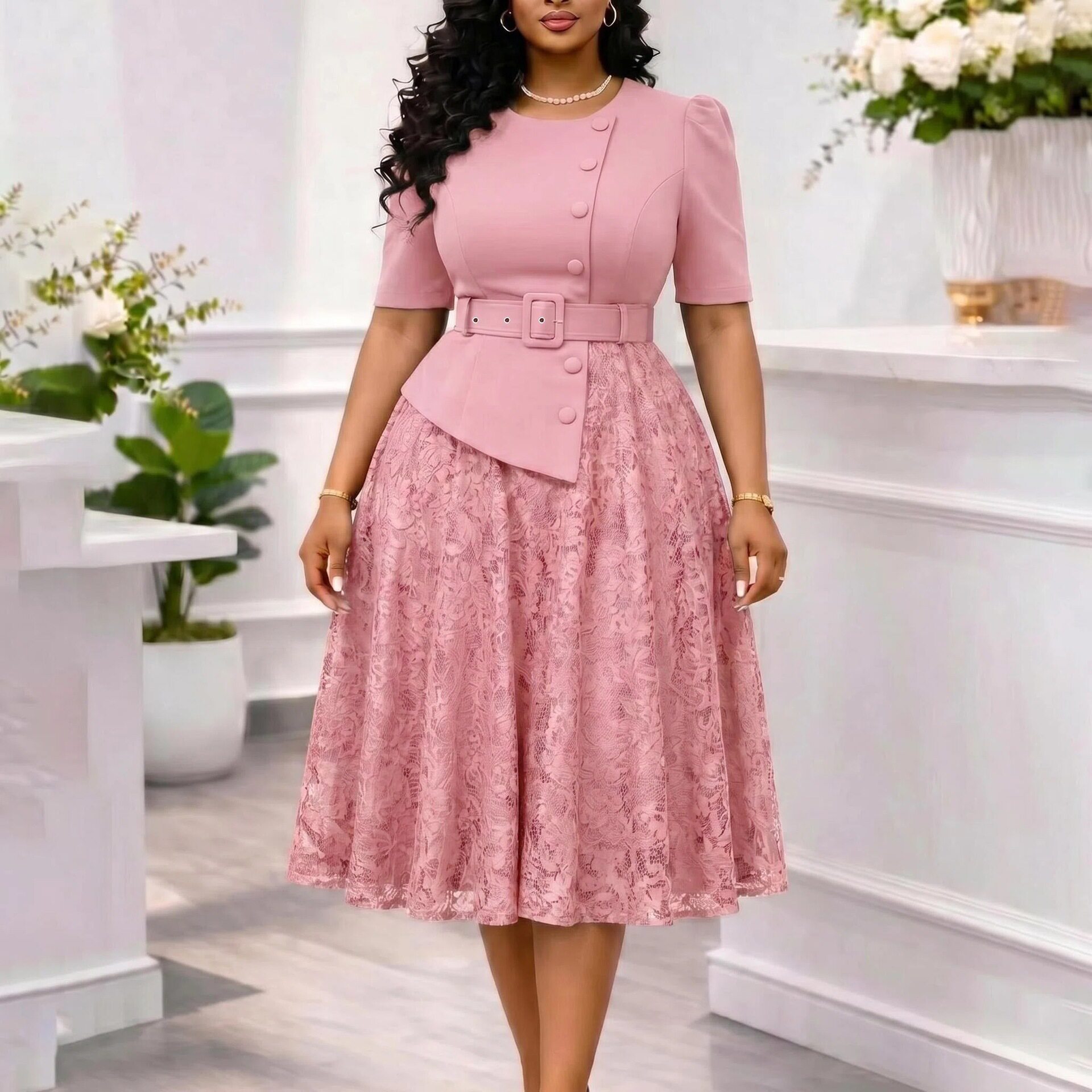 Fashion women party dresses ladies shirt dress 修身连衣裙子图片