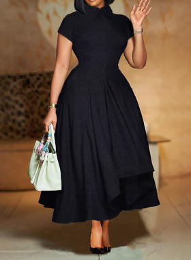 plus size dresses big size women Short sleeve платьяе