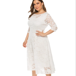 Lace dress long Plus Women summer Evening dresses Size