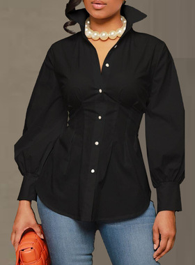 T-Shirts For Women Shirt 女Tops Lady Longsleeve White tshirt