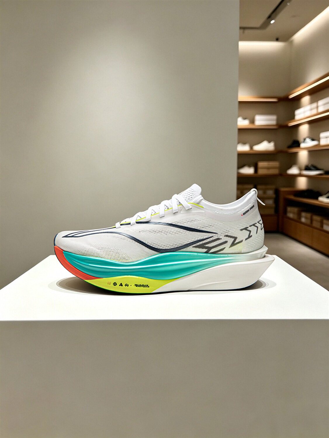 Li-Ning Flyer 6 Running Shoes for Men, 2026 Spring, Carbon Plate High Rebound Shock-Absorbing Silk Lightweight Sports Shoes, ARMW001