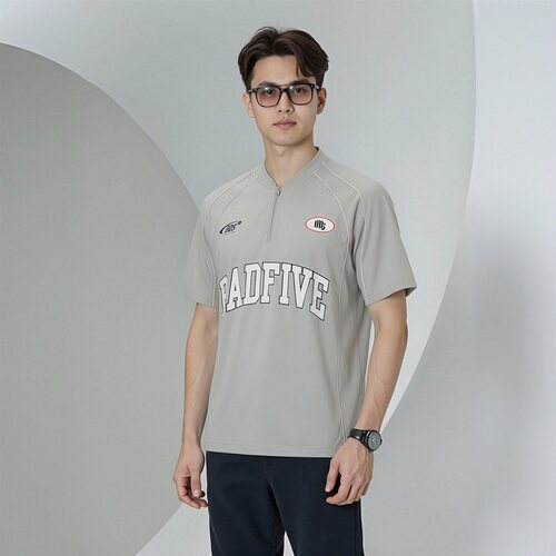 李宁男子冰感防晒圆领T恤