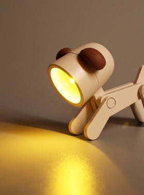 可爱小夜灯萌宠宿舍led小台灯被窝迷你学生网红护眼床头睡眠小灯