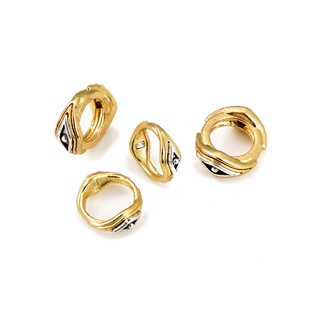 新款精工荷鲁斯之眼跑环面包圈平安扣星月菩提佛珠手串手链DIY配