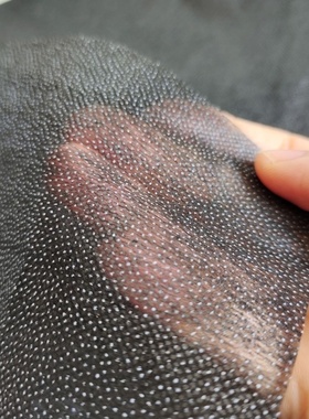 黑白色50D有纺衬服装辅料单面30D纸衬粘合衬双面热熔胶衫雪纺布衬