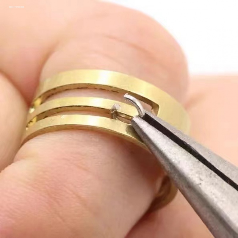 diy手工首饰饰品制作工具开圈戒指铜质戒子圈开合圈/连接圈钳子