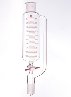 欣维尔SYNTHWARE 精细可调式带刻度恒压滴液漏斗 10mL-1000mL