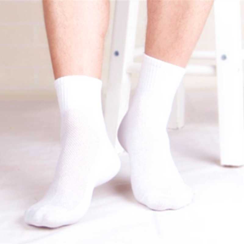 袜子10双包邮男袜夏季纯色纯棉短袜四季中筒防臭厂家批一元一双