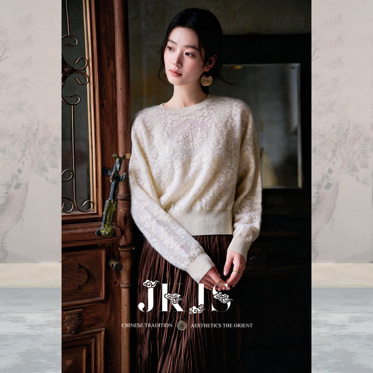JKJS针织衫上衣秋冬毛衣内搭