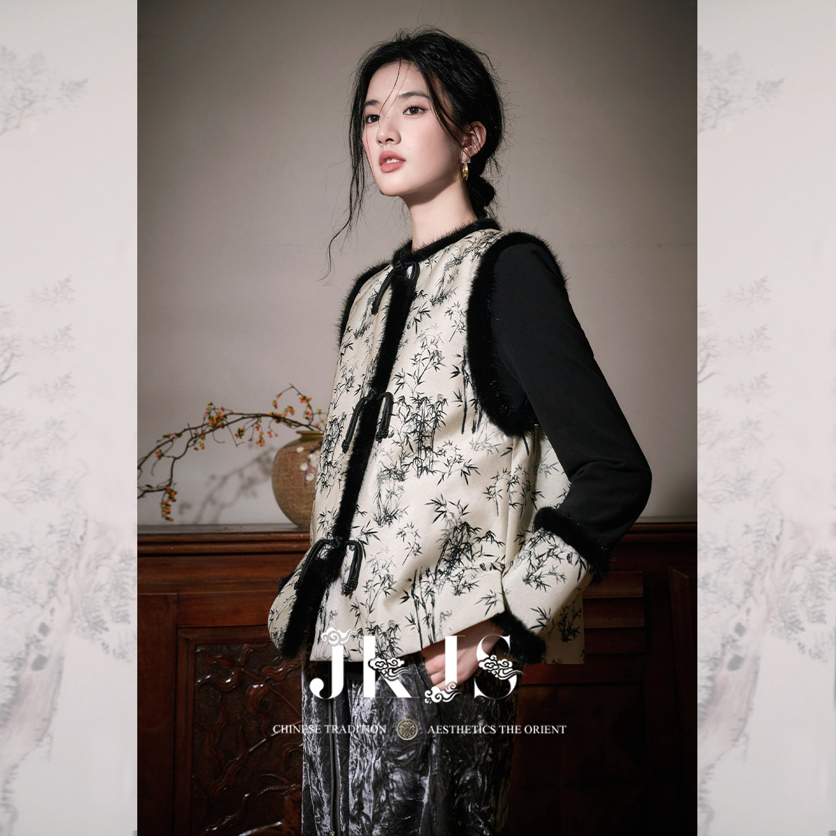 短款对襟外套JKJS国风