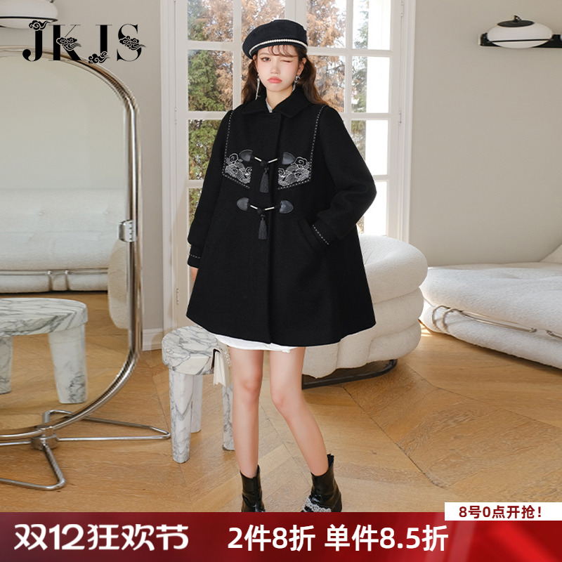 秋冬新中式毛呢外套JK＆JS