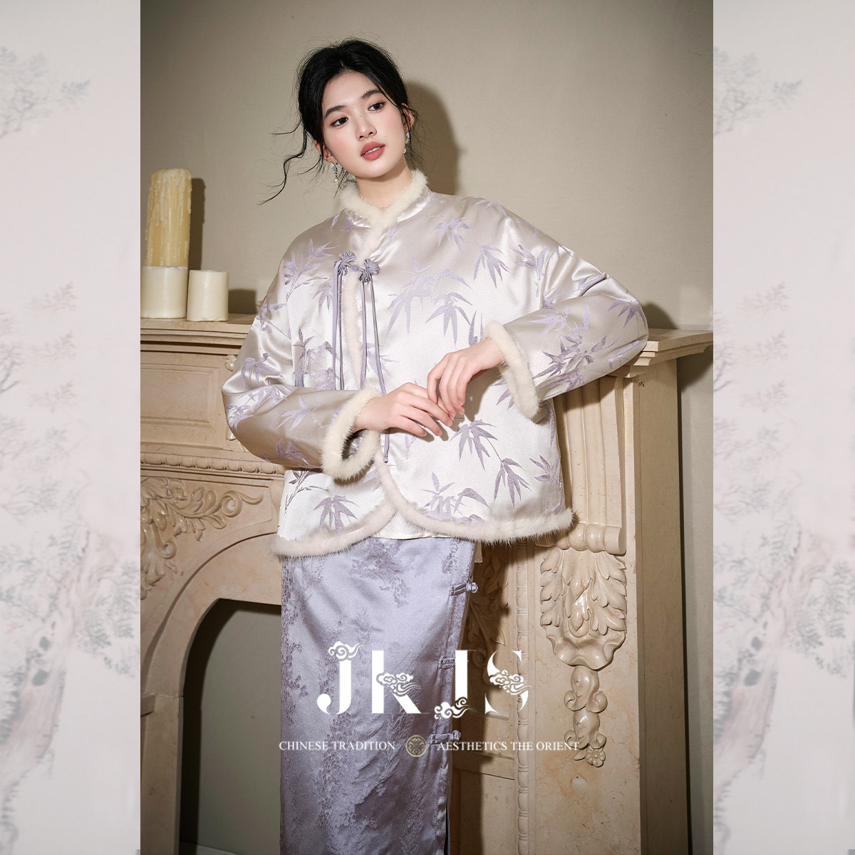 盘扣短款棉衣JKJS国风