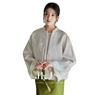 JKJS【枝头柳】高贵大气 新中式轻国风上衣女高级感盘扣春装外套