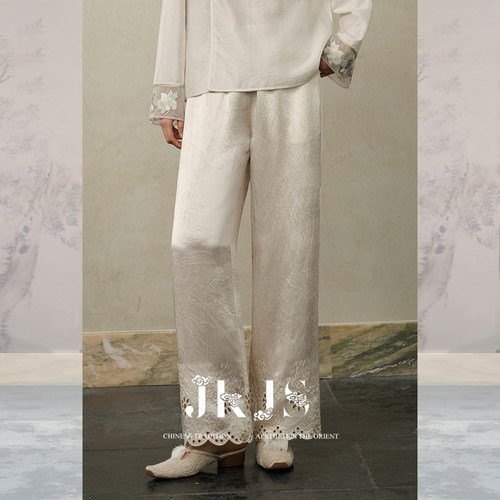 JKJS醋酸休闲裤女2026新款