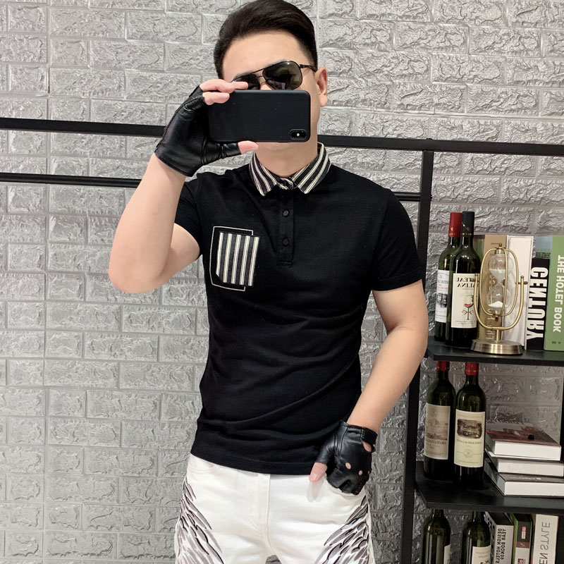 夏短袖日常时尚潮polo衫物美价廉