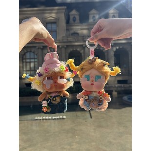 搪胶哭娃衣服咕噜咕噜crybaby全速起航娃衣度假系列麻花辫假发夹