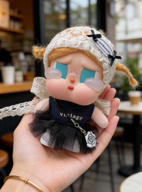 【娃衣】哭服crybaby蕾丝套装10cm娃娃长腿kt猫嘎子姐通用