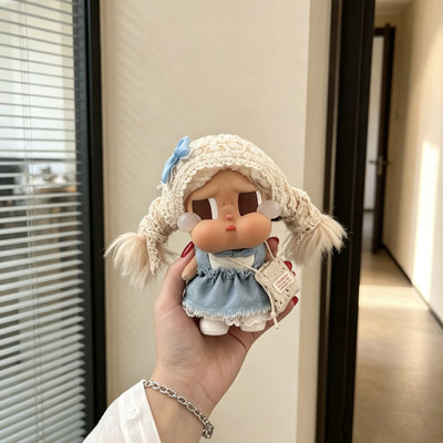 哭娃Crybaby豹纹裙娃衣vacation搪胶吊卡娃娃衣服拉布布一二三代