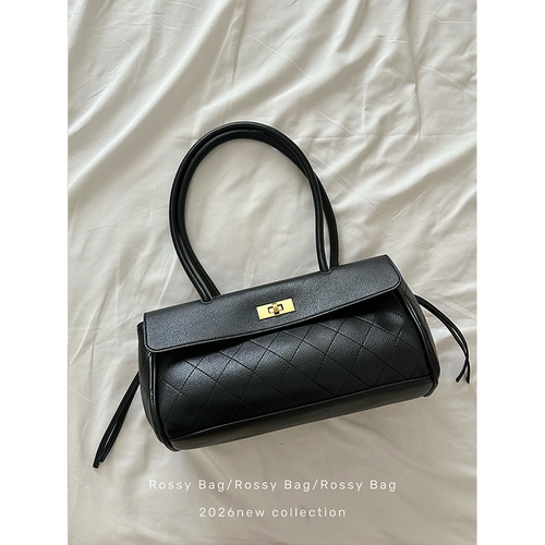 ROSSY BAG 小众菱格腋下包 百搭通勤手提单肩包包女大容量简约