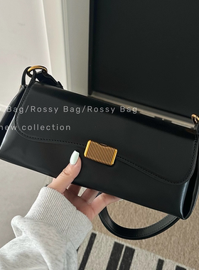 ROSSY BAG 百搭复古高级感法棍包小众通勤单肩斜挎包包女2025新款