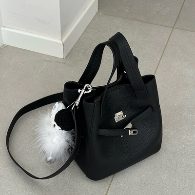 ROSSY BAG 千金感水桶包慵懒休闲大容量手提斜挎包包女头层牛皮