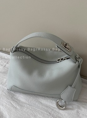 ROSSY BAG 头层牛皮慵懒感枕头包盒子包手提斜挎包女通勤质感简约
