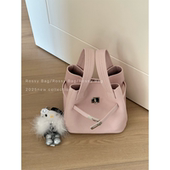 ROSSY BAG 千金感水桶包慵懒休闲大容量手提斜挎包包女头层牛皮