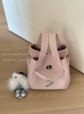 ROSSY BAG 千金感水桶包慵懒休闲大容量手提斜挎包包女头层牛皮