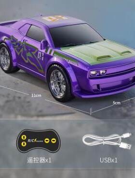 新款道奇竞速合金迷你遥控赛车APP手机互联双模式跑车儿童玩具车