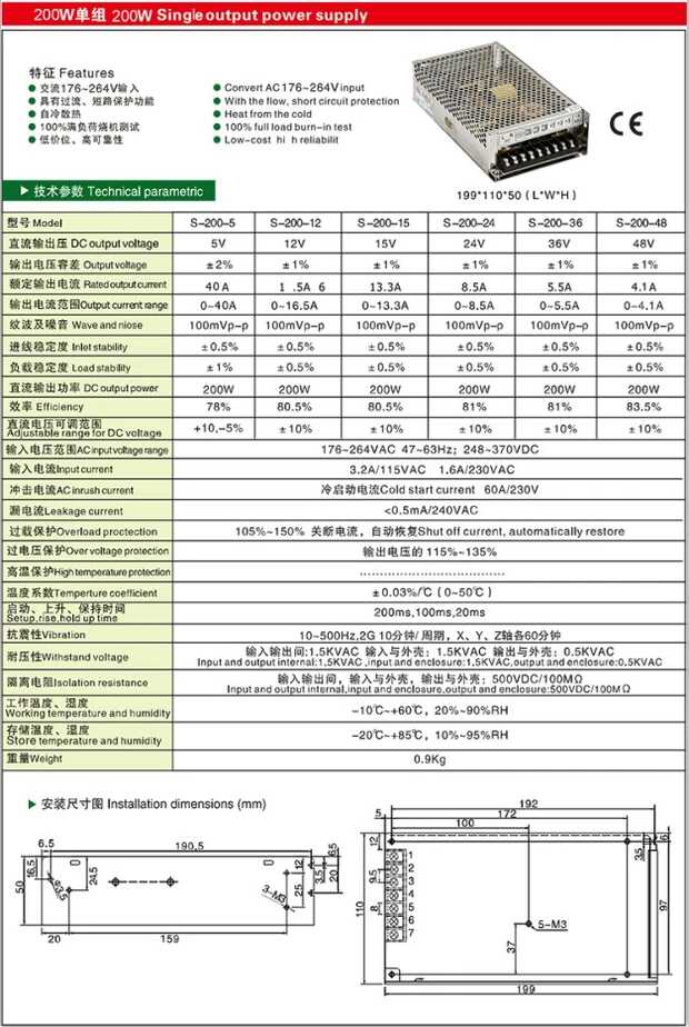 -20开关电源V27//0伟 15V5V/20-36V24V明年三S//12（W）保修48V0