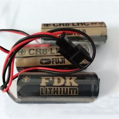 原装进口FUJI 富士 CR8.LHC 3V锂电池 NOVEL LITHIUM CR8.L带插头