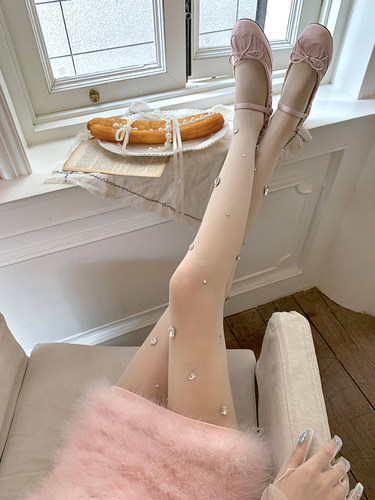 甜美钻石美腿连袜纯欲风瘦腿