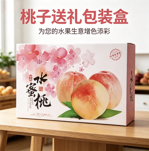 桃子包装防震运输内托礼盒