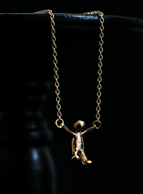 包邮日本代购 noguchi日本职人手工制作coquettish复古锁骨项链