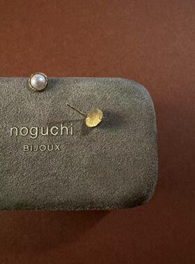 包税包邮日本代购noguchi25春夏新款Akoya珍珠耳钉