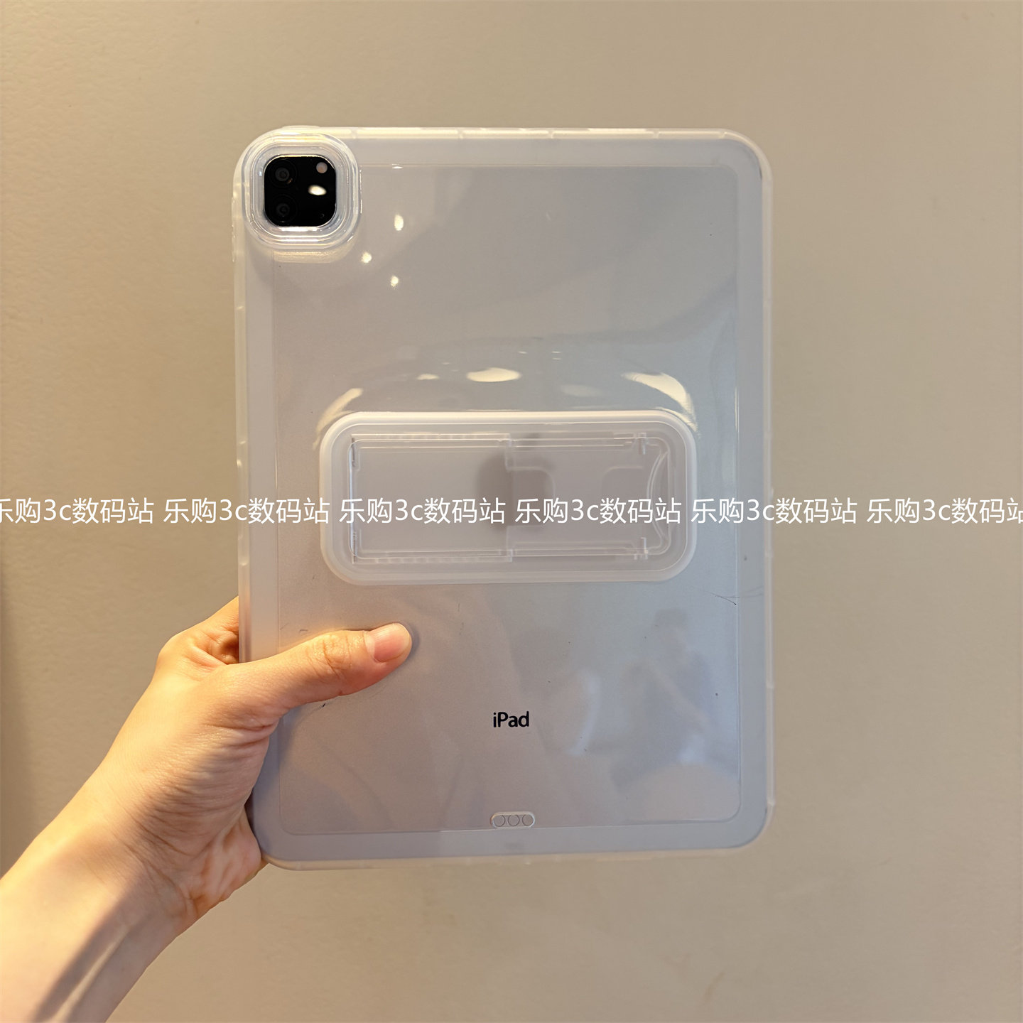 「奶油白/纯净~」适用于苹果ipad pro11/a16/10代全包软壳air456/10.9寸隐藏支架横屏10.2寸平板套后盖MINI67