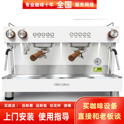 进口ASCASO半自动咖啡机双头